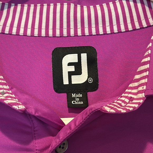 Men’s FJ FootJoy Polo Shirt, Size M - Picture 4 of 6
